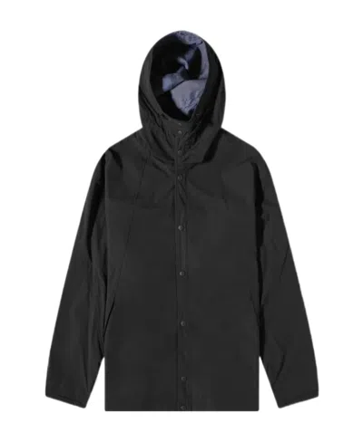 Our Legacy High-neck Hooded Jacket In Black