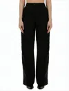 Our Legacy High Waist Straight-leg Pants With Seam Detailing In Black