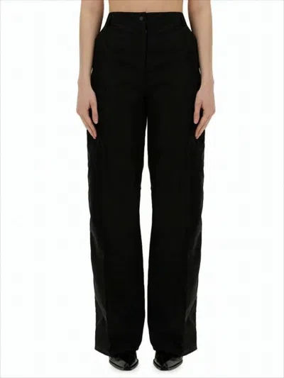 OUR LEGACY HIGH WAIST STRAIGHT-LEG PANTS WITH SEAM DETAILING