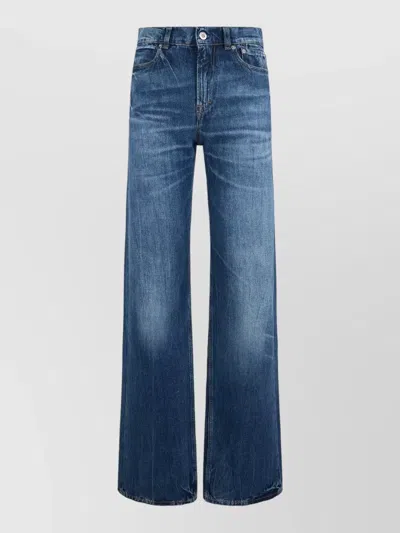 Our Legacy High Waist Wide Leg Vienna Jeans In Blue