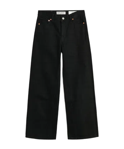 Our Legacy High-waisted Jeans In Black