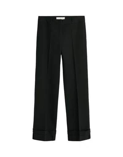 OUR LEGACY HIGH-WAISTED WIDE-LEG TROUSERS WITH TAILORED CUFF HEM