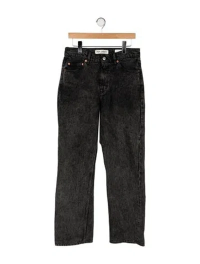 Pre-owned Our Legacy High-rise Wide Leg Jeans In Black