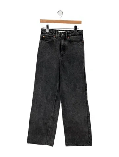 Pre-owned Our Legacy High-rise Wide Leg Jeans In Gray