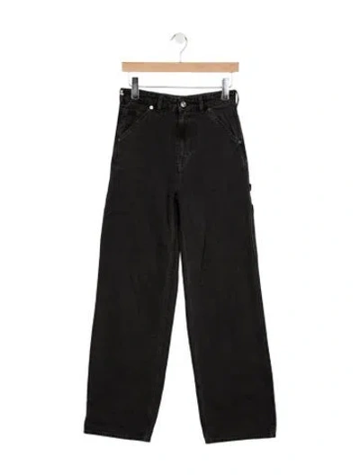Pre-owned Our Legacy High-rise Wide Leg Jeans In Gray