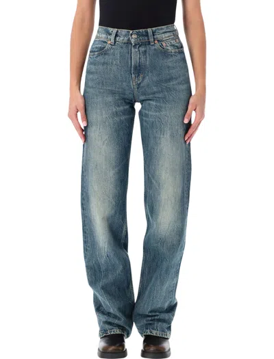 Our Legacy High-rise Wide-leg Jeans In Black