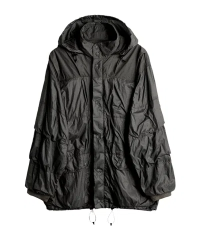 Our Legacy Hooded Casual Jacket In Black