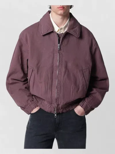 Our Legacy Hooded Coat Elastic Cuffs Side Pockets In Green