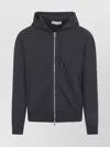 Our Legacy Hooded Knitwear With Drawstring And Ribbed Cuffs In Black