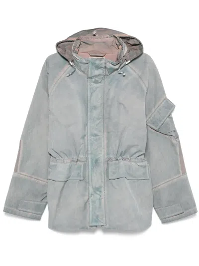 Our Legacy Horizon Jacket In Carbon Overdye Papyrus Poly