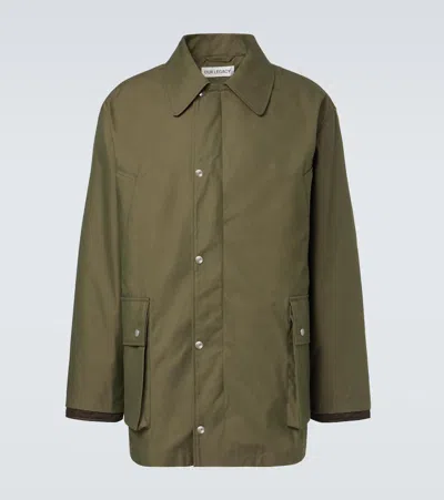 Our Legacy Hunter Cotton-blend Canvas Jacket In Green