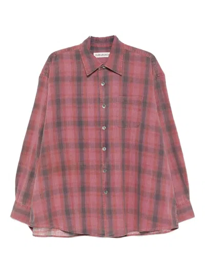 Our Legacy Idaho Shirt In Pink