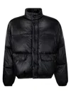 Our Legacy Inhale Puffa Puffer Jacket In Black Tech