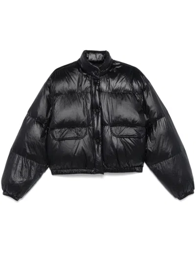Our Legacy Inhale Puffer Jacket In Black