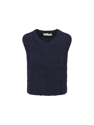 Our Legacy Intact" Sleeveless Sweater - Blue