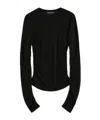 Our Legacy Black Strain Slim Longsleeve T-shirt In Black