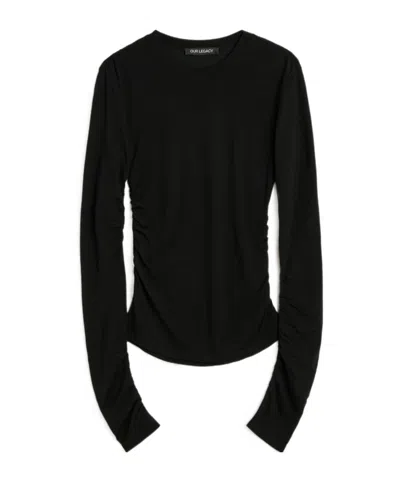 OUR LEGACY OUR LEGACY STRAIN SLIM LONG SLEEVE T-SHIRT