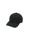 Our Legacy Sporty Hat With Curved Brim And Metal Buckle In Black