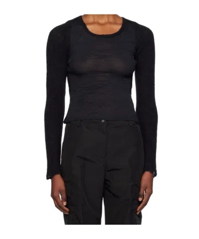 Our Legacy Inverse Roundneck Jumper In Black