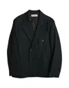 Our Legacy Black Unconstructed Db Blazer In Black