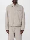 Our Legacy Collared Zipper Pocket Side Pockets Jacket In Gray
