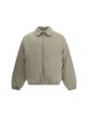 Our Legacy Avenue Puffa Jacket In Solaro Fabric In Green