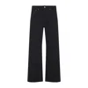 Our Legacy Straight Leg Five-pocket Trousers With Belt Loops In Black