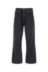 Our Legacy Straight Leg Five-pocket Trousers With Belt Loops In Black