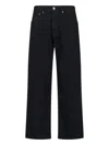 Our Legacy Straight Leg Five-pocket Trousers With Belt Loops In Black