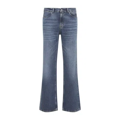 Our Legacy Faded Five-pocket Trousers Featuring Belt Loops In Blue