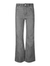 Our Legacy Straight Cotton Jeans In Dark Green