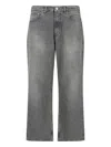 Our Legacy Third Cut Faded Straight Jeans In Gray