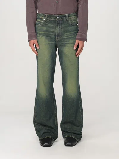 OUR LEGACY JEANS OUR LEGACY MEN COLOR GREEN,421469012