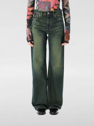OUR LEGACY JEANS OUR LEGACY WOMAN COLOR GREEN,G90293012