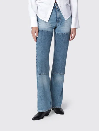 Our Legacy Jeans Woman Color Denim In Blue