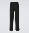 Our Legacy Black Canvas Jersey Track Pants In Black