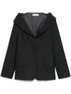 Our Legacy Kaonashi Blazer In Premium Charcoal Office Wool