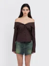 Our Legacy Brown Kaonashi Shirt In Brown