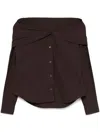 Our Legacy Brown Kaonashi Shirt In Brown