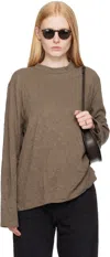 Our Legacy Khaki Big Long Sleeve T-shirt