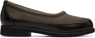 Our Legacy Khaki Bohemian Slipper Loafers In Green