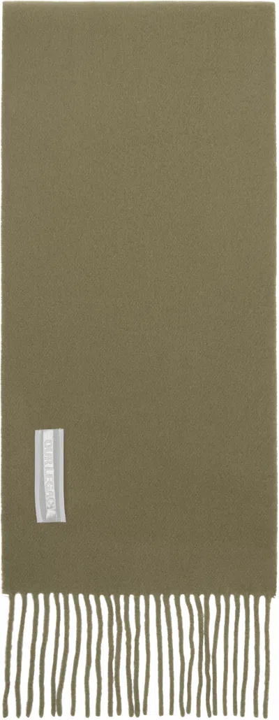 Our Legacy Khaki Estate Scarf