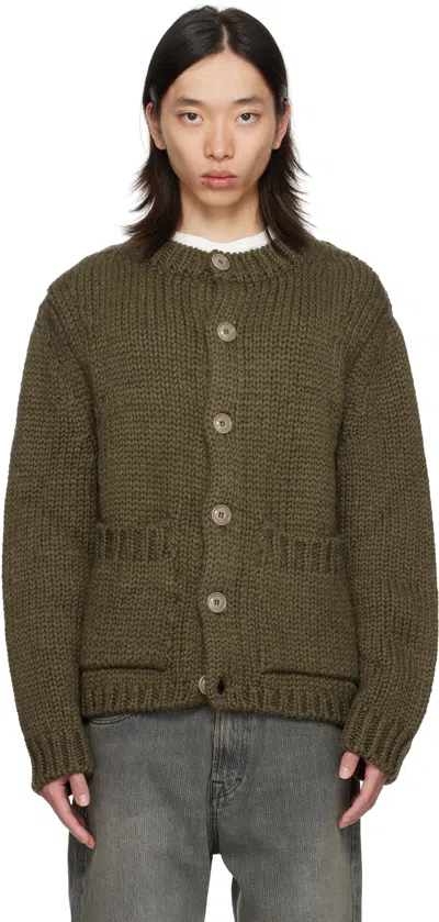 OUR LEGACY KHAKI OVER CARDIGAN