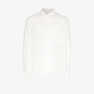 Our Legacy Coco Cotton Jacquard Shirt In Neutrals