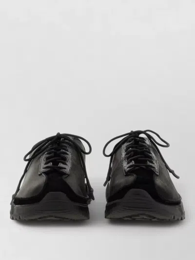Our Legacy Klove Low Top Sneakers Rubber Sole In Black