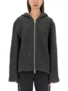 Our Legacy Ribbed Wool Cardigan In Grey