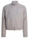 Our Legacy Raglan-sleeve Zip-up Cardigan In Gray