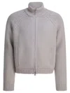 Our Legacy Raglan-sleeve Zip-up Cardigan In Gray