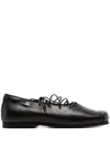 Our Legacy Laced Slip-in Ballerina Shoes In Black