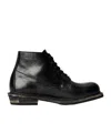 Our Legacy Lacing Short Boots In Black